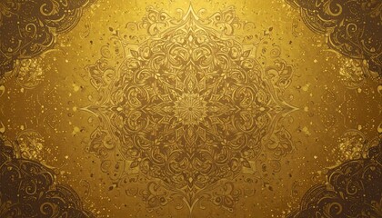 Ornate gold mandala pattern (8)
