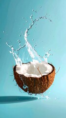 Coconut milk splash
