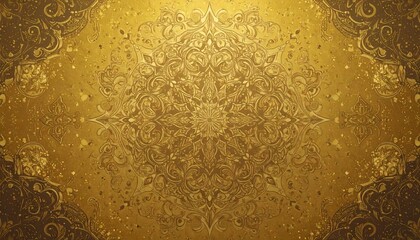 Ornate gold mandala pattern (18)