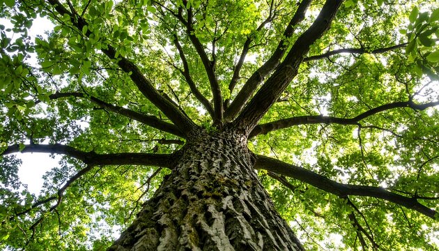 Lush green tree canopy