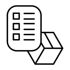 Customers ClearanceVector Line Icon Design