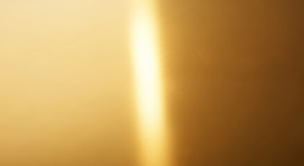 Golden gradient background with a bright vertical light streak, suggesting warmth, serenity, and elegance suitable for minimalist designs or branding
