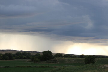 storm approaching in the distance