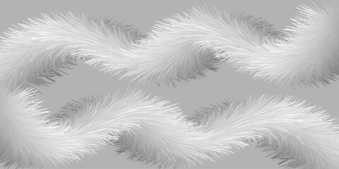 Soft and fluffy white bird feather with a delicate texture on a black background, perfect for a subtle and elegant design. pink, plume, color, boa, decoration, softness, pattern, purple, blue, flower © Creative Lis