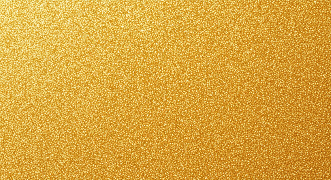 Golden glitter texture background, shimmering and sparkling, suggesting luxury, wealth, and celebration