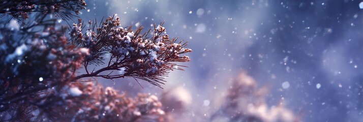 Tree with snow on it
