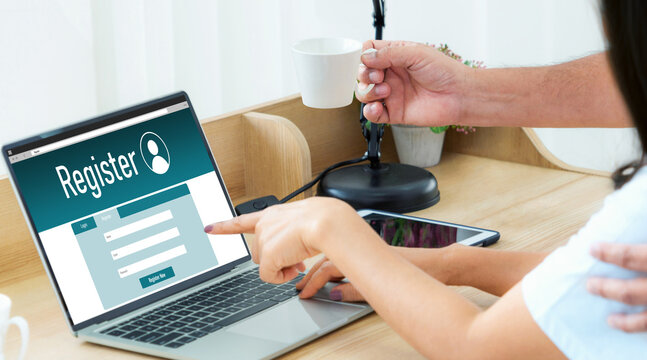 Online registration form for modish form filling on the internet website