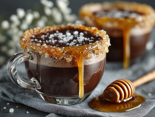 salted caramel hot chocolate