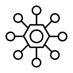 Tecnologyvector line icon design