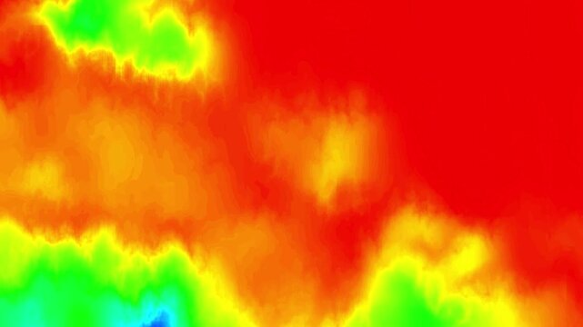 Vibrant abstract heatmap data visualization with dynamic color gradients and flowing patterns