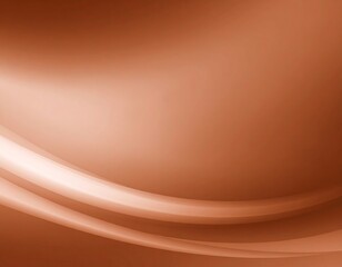 Smooth, flowing curves in a warm brown