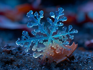 snowflake isolated