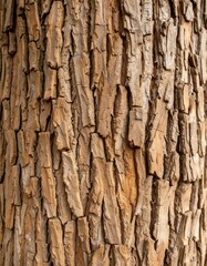 Close-up of a tree trunk's textured bark
