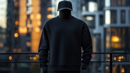 sweater with cap generative ai
