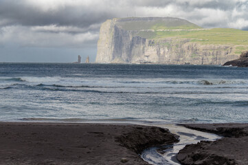 Tjornuvik Village on Streymoy, Faroe Islands