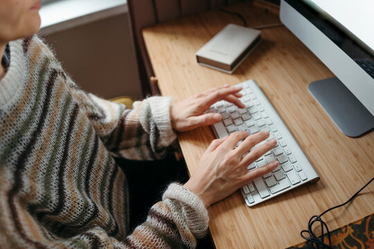 Creative Work in a Cozy Workspace on a Rainy Day