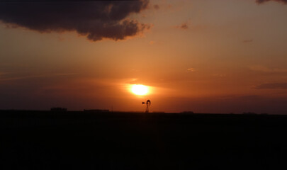 Beautiful sunsets in rural towns