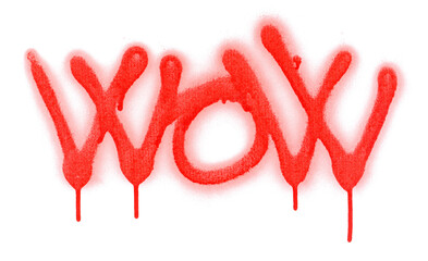 Graffiti, spray stain paint word, isolated on white