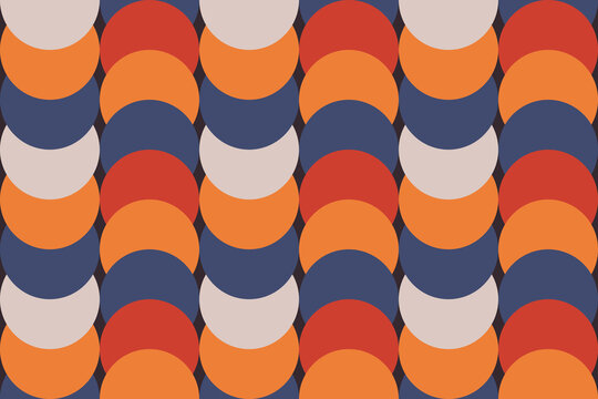 Colorful circles background
