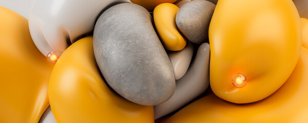 Abstract Shapes Background