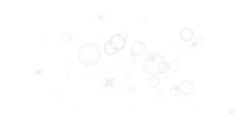 Magical white glow with blur sparkles and twinkle fantasy light overlay PNG.