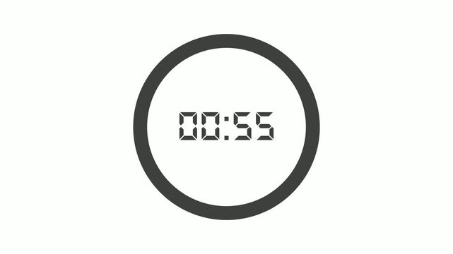 High Tech Digital Countdown Timer Animation for Events