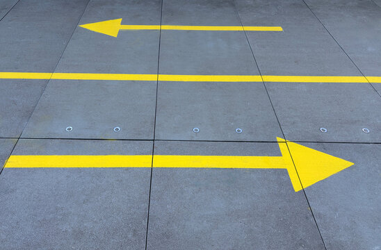 road with arrows