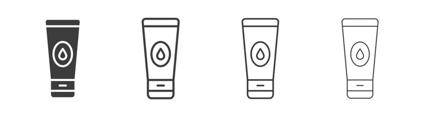 Face wash icon style illustration. EPS 10 file