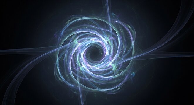 Dynamic swirling energy vortex with vibrant colors and ethereal light, perfect for futuristic designs, abstract concepts, and modern visual projects