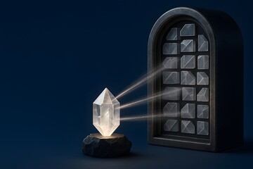 Abstract image of network connections and digital communication for a technology background