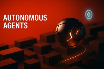 Abstract visualization of a digital navigation system for a GPS or mapping application