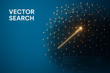 Abstract visualization of a complex search algorithm