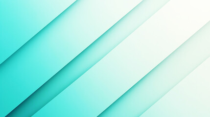 Fototapeta premium 斜めレイヤーのミントグリーンの背景 