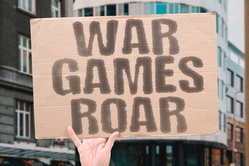 “War Games Roar” Exercises blur lines between show and strike.
WAR. GAME. DRILL. STRIKE. ROAR....