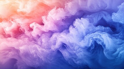 Fototapeta premium Colorful Abstract Swirling Clouds with Soft Textures in Shades of Pink, Purple, and Blue for Artistic Backgrounds and Creative Projects