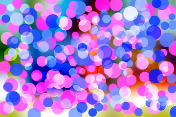 Bokeh blur background small circle