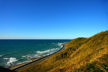 御前崎灯台付近　静岡県御前崎市