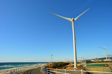 風車　潮騒橋付近　静岡県掛川市