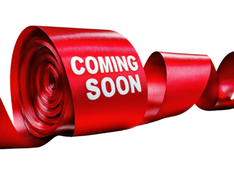 red ribbon isolated on white