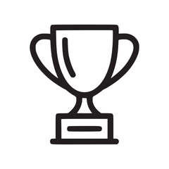 Illustration of a trophy cup, symbolizing victory, achievement, and success in competitions, awards, and recognition for outstanding performance and accomplishments