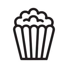 Illustration of a popcorn bucket the popcorn is a symbol of movies, cinema, and entertainment it can be used to represent the film industry, snacks, and leisure activities