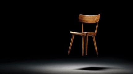 Floating wooden chair