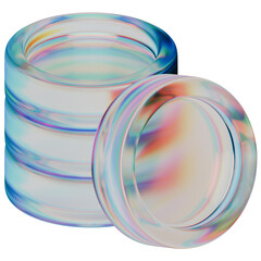 3d Glass Coin Icon