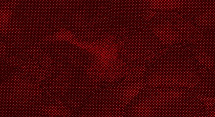 Halftone abstract pattern in ruby red tones