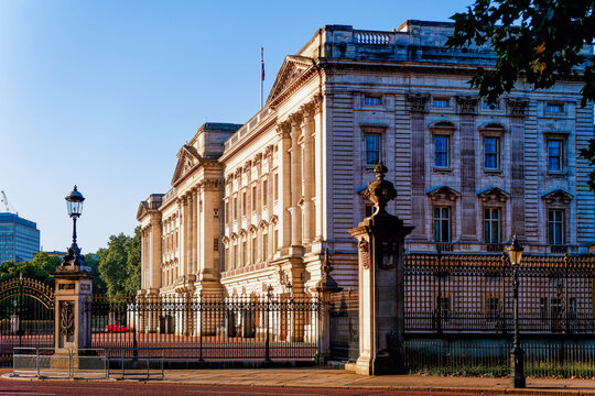 Scenes Around Buckingham Palace in London England