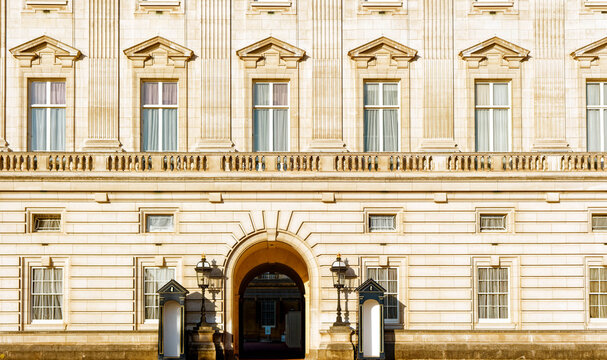 Scenes Around Buckingham Palace in London England