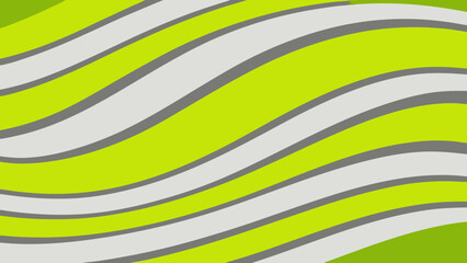 Abstract Green White and Gray Wavy Stripes Background pattern wave