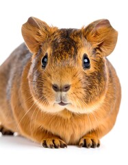 Fototapeta premium Close-up of a chubby guinea pig