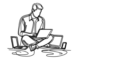 business man in office