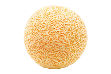 A yellow melon with a rough skin